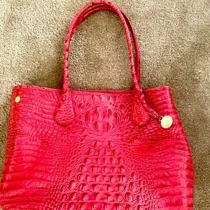 Brahmin Hot Pink Tote Bag